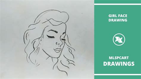 How To Draw A Girl Face Step By Step Simple Girl Face Drawing