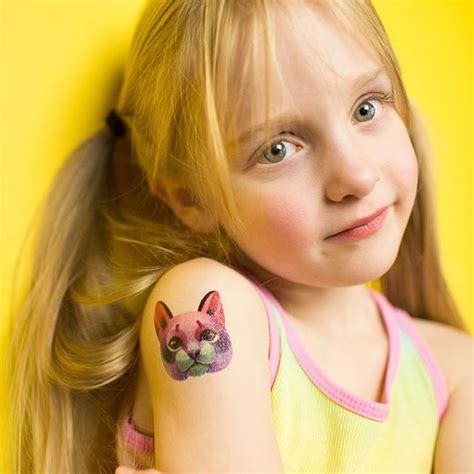 The Lovely Cat From Our Sashaunisex Kids Collection ️ Dog Tattoo