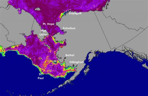 Bering Sea Ice Conditions Winter 2019 Iarc