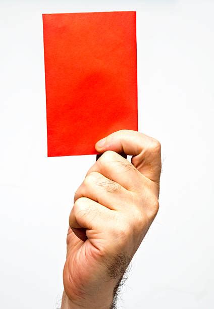 Referee Giving Red Card Stock Photos Pictures And Royalty Free Images