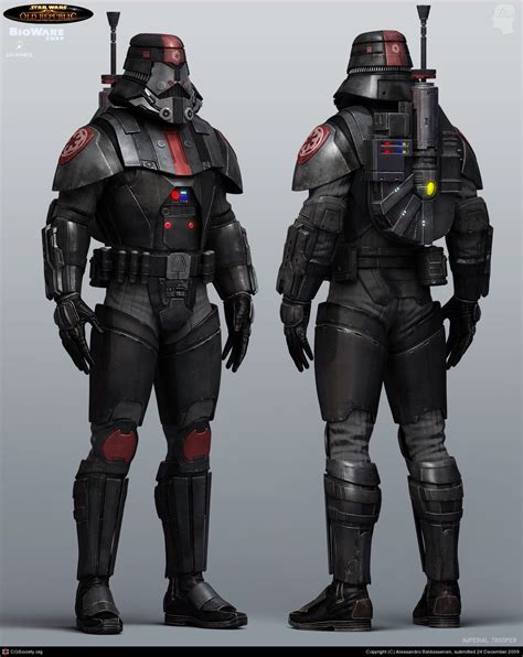 Imperial Trooper By Alessandro Baldasseroni 3d Cgsociety Star Wars Sith Empire Star Wars