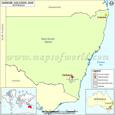 Lismore Nsw Map