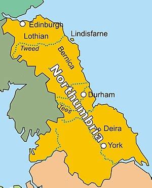 The kingdom of england has no specific founding date. Northumbria - Simple English Wikipedia, the free encyclopedia