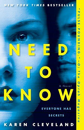 Need To Know By Karen Cleveland Goodreads