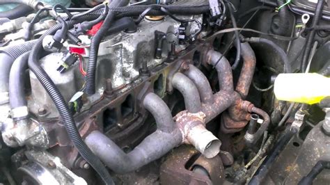 89 Cherokee Manifolds Removal For Freeze Plugs Youtube