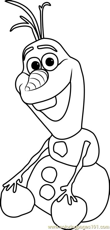 Click the olaf from frozen coloring pages to view printable version or color it online (compatible with ipad and android tablets). Olaf Snowman Coloring Page - Free Frozen Coloring Pages ...