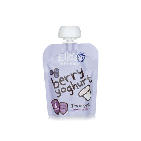 Ellas Kitchen Organic Berry Greek Yoghurt 6 Months 90g Waitrose Uae