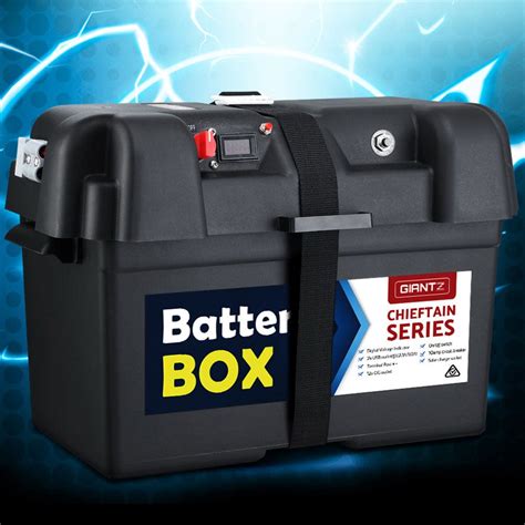 Battery Box 12v Camping Portable Deep Cycle Agm Universal Large Xl