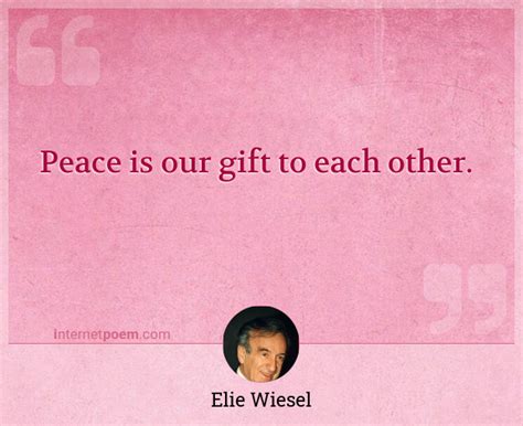 Peace Is Our Gift To Each Other 1