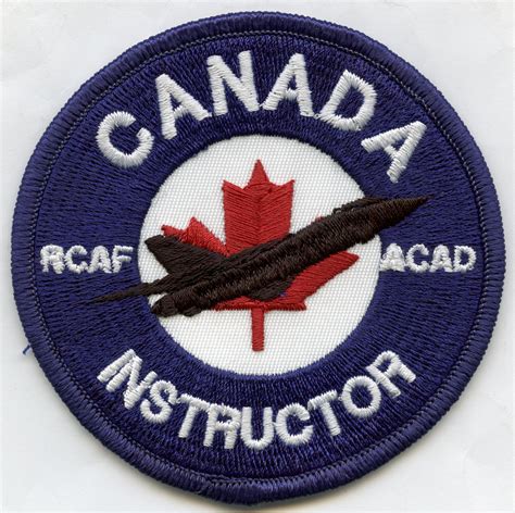 Rcaf Academy Canada Instructor Avro Arrow Patch In 2020 Avro