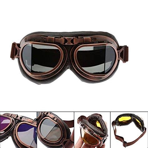 Mengcore Motorcycle Goggles Glasses Vintage Motocross Classic Goggles