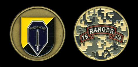 Challenge Coin 75th Ranger Stb 75th Regimental Special Troops