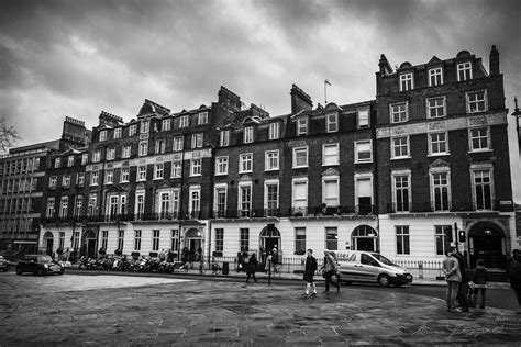 Londons Russell Square In Black And White — Thomas Fitzgerald Photography