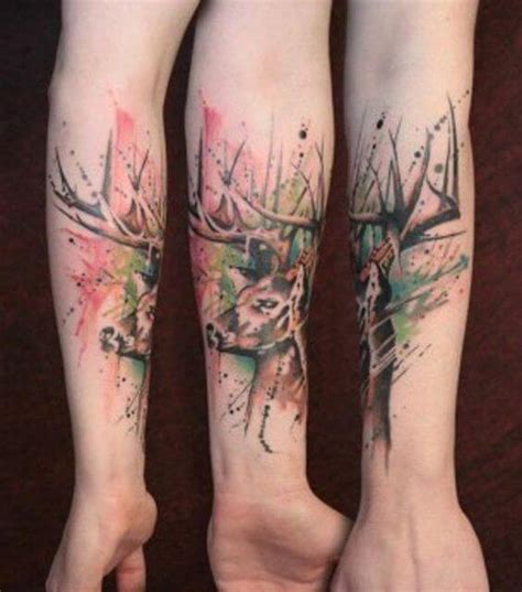Top 15 Cool Deer Tattoo Designs Petpress