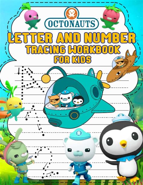 Octonauts Letter And Number Tracing Workbook For Kids An Amazing