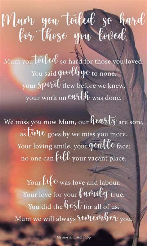 Best Funeral Poems For Mom Funeral Poems Mom Poems Funeral Quotes