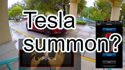 Tesla Smart Summon My Opinions Youtube