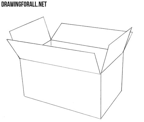 How To Draw An Open Box