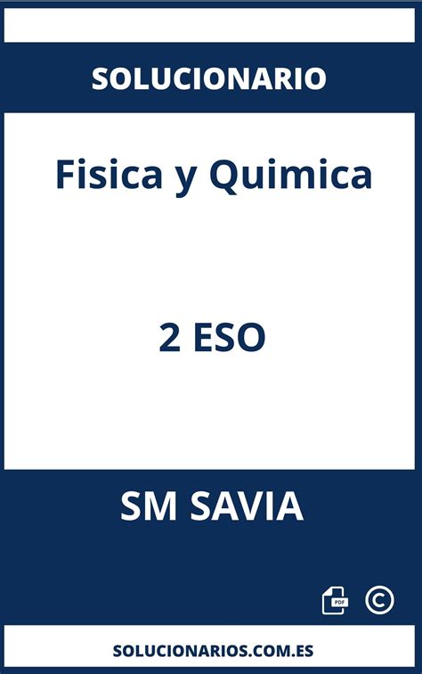 Solucionario De Fisica Y Quimica Eso Sm Savia Hot Sex Picture