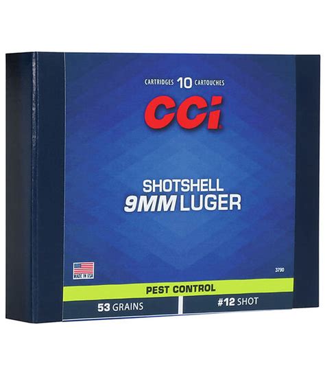 Cci 9mm Shotshell 53gr 10rsbox Solely Outdoors Inc