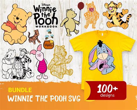 Winnie The Pooh Files For Cricut Layered Files Png Images Inspire