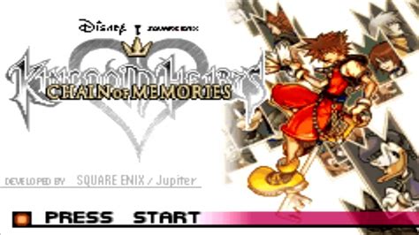 Kingdom Hearts Chain Of Memories Gba Opening And Intro Youtube