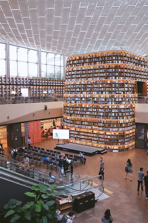 I can personally attest to this, because i always get lost in there. Starfield Library at COEX Mall, Seoul | Beautiful places ...