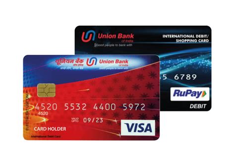Classic Debit Card Rupay Visa Union Bank Of India
