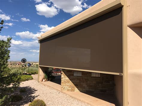 Duette ® honeycomb shades feature a unique honeycomb construction that traps air in distinct pockets, creating an extra layer of insulation at the window. Exterior motorized patio shade | Patio shade, Custom ...