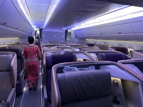 Review Singapore Airlines A350 Business Class Singapore Los Angeles