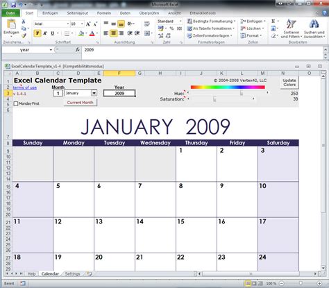 Excel Calendar Download Customize And Print
