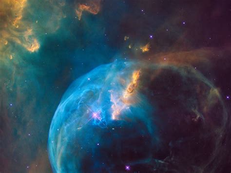 Download 1152x864 Wallpaper Bubble Space Nebula Clouds 4k 8k
