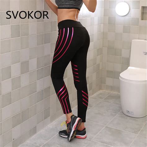buy svokor s xl women legging sexy high waist ankle length polyester glowing