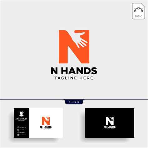 Minimal N Letter Initial Hand Logo Template Vector Illustration Icon