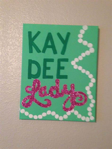 Pin By Sarah Morgan On Sororityts Kappa Delta Crafts Kappa Delta