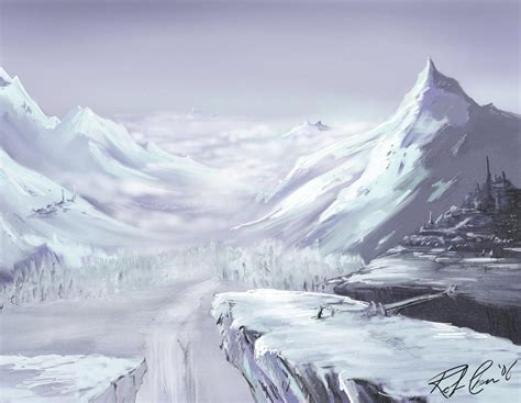 Random Frozen Land By P1zzaman On Deviantart