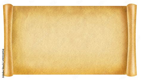 Old Paper Textureantique Background Scroll For Text On White Stock