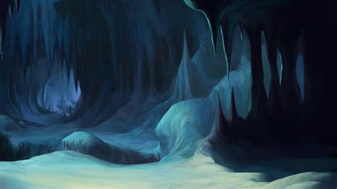 Cave Interior Background By Sketcheth Animation