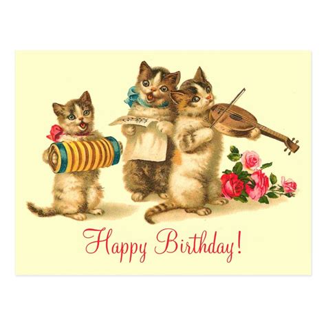Happy Birthday With Cats Singing Cat Meme Stock Pictures And Photos