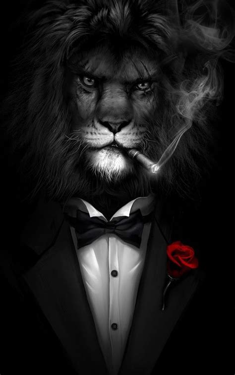 Download beautiful, curated free backgrounds on unsplash. Lion in a black suit very cool live wallpaper - HD ...