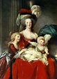 Maria Antonietta (1755-93) e i suoi quattro figli, 1787 (particolare ...