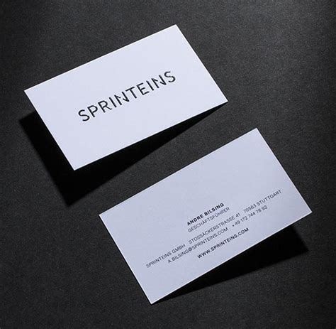 20 Simple Yet Modern Visit Name Card Design Ideas For