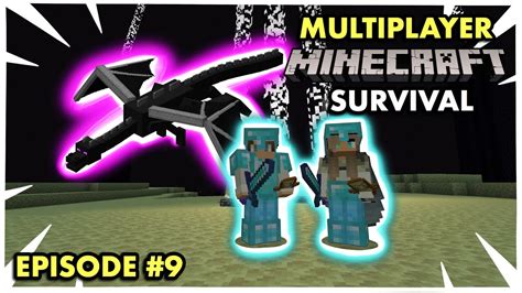 Summoning The Ender Dragon In Multiplayer Minecraft Survival Ep 9