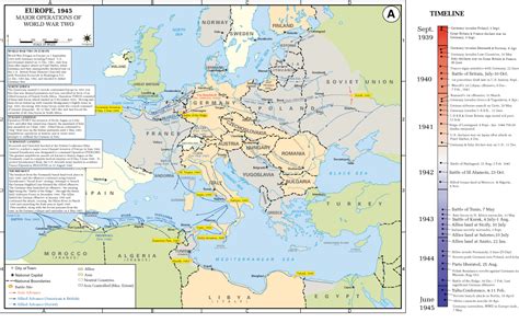 Europe 1945 Major Operations Of World War Two Cosmolearning History