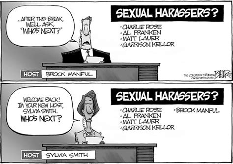 Editorial Cartoon Sexual Harassers Austin Daily Herald Austin Daily Herald