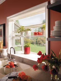 Box bay window in kitchen. Window Greenhouse - Kitchen Garden Window