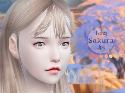 The Sims Resource Sakura Lips
