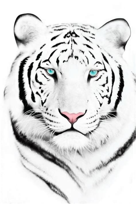 White Tigers Face Pictures Of Tiger White Tiger Tattoo Tiger Face