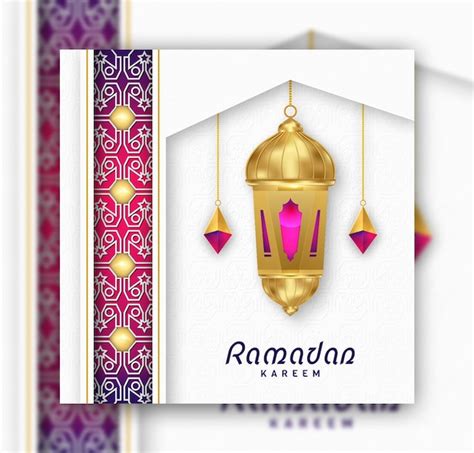 Premium Psd Ramadan Kareem Social Media Post Banner Template