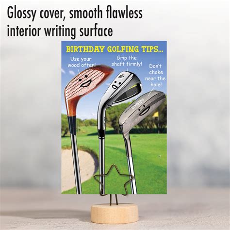 Birthday Golfing Tips Birthday: Funny Birthday Pack of 3 Cards